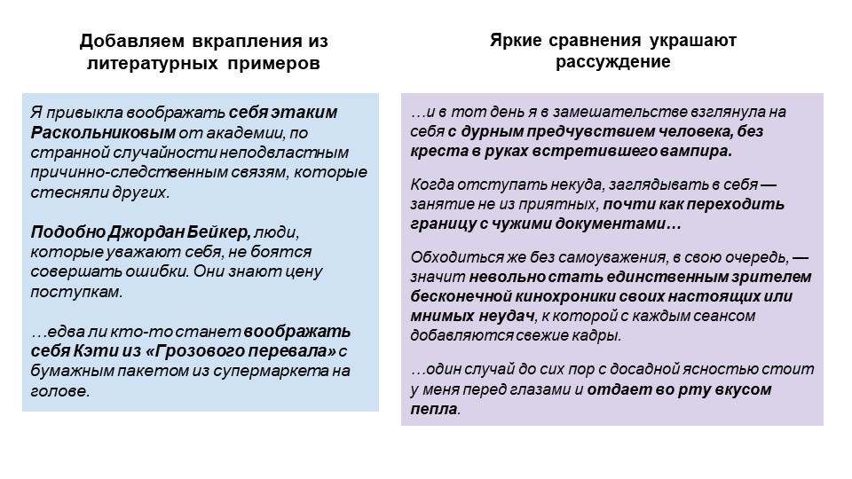 Пример слайда из презентации “Внутренний мир человека и его личностные качества” (Честертон и Дидион)