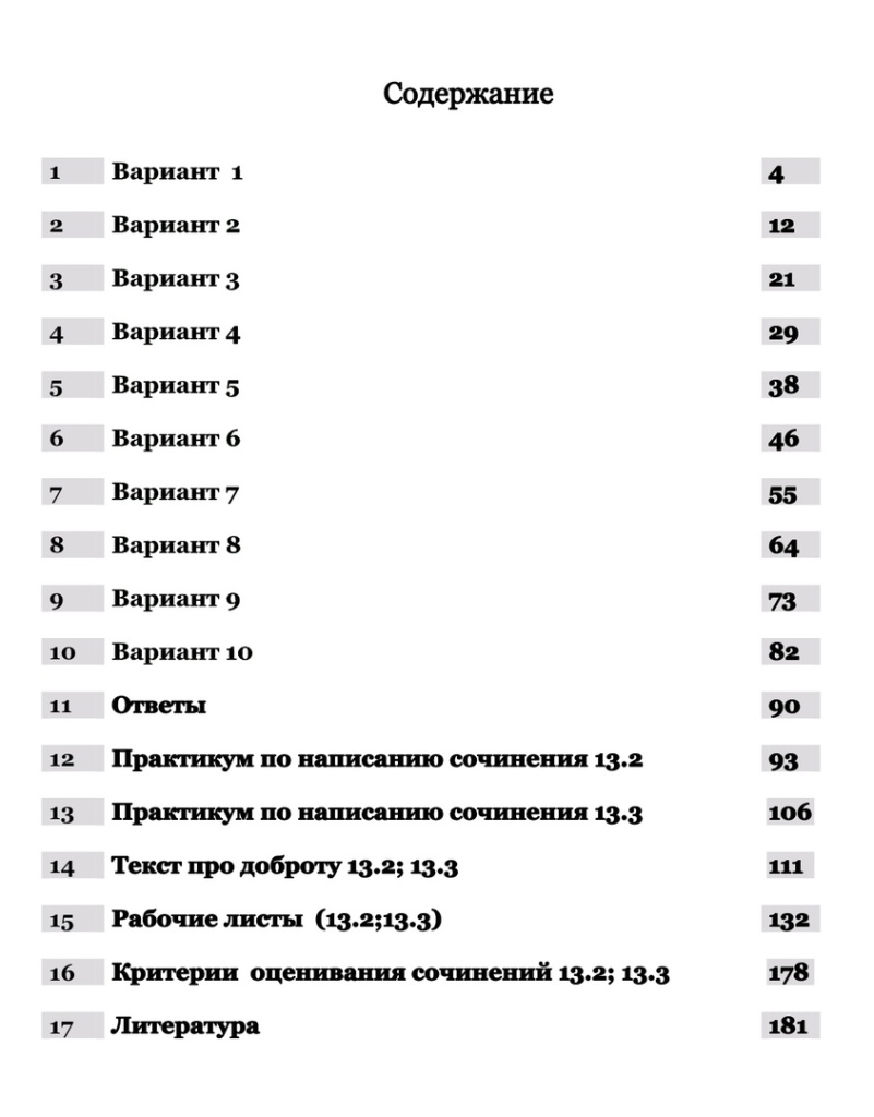 содержание диагностические работы ОГЭ